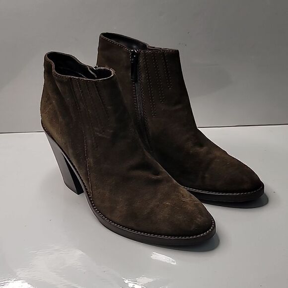Aquatalia Loren Suede Ankle Boots - Picture 1 of 10